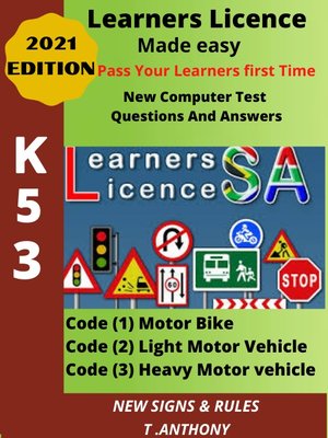 cover image of Learners Licence Made Easy_2021